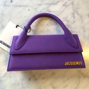 NWT JACQUEMUS Purple ‘Le Chiquito Long’ Bag 💟